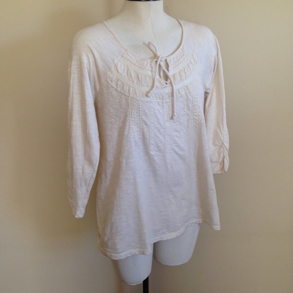 🔥Lucky Brand Cotton Long Sleeve Top